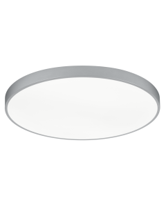 Μεταλλική Πλαφονιέρα Οροφής Γκρι 75xH6cm LED 51w 2x 6200lm, 2300+3000+4000K Trio Lighting Waco 627417587