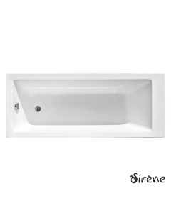 Μπανιέρα Ακρυλική CUBIC 160x70, Sirene White CUB16070