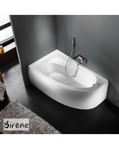 Μπανιέρα Ακρυλική MARINA 160x90 Left, Sirene White MAR16090-1