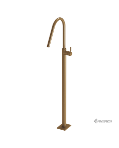 Μπαταρία Νιπτήρα Επιδαπέδια h.124,5εκ. Eurorama Bronze Brushed 13302-221