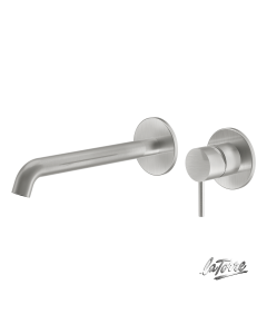 Μπαταρία Νιπτήρα Τοίχου Elle316 La Torre Brushed Inox 35032-111