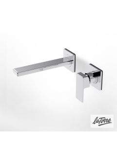 Μπαταρία Νιπτήρα Τοίχου Profili La Torre Chrome 45200-100