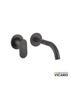 Μπαταρία Νιπτήρα Τοίχου Slim Vicario Rusty Black 500045-424