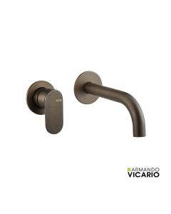 Μπαταρία Νιπτήρα Τοίχου Slim Vicario Tuscany Brass 500045-541
