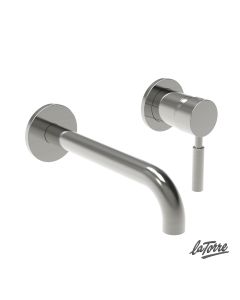 Μπαταρία Νιπτήρα Τοίχου Τech La Torre Inox 12208-110