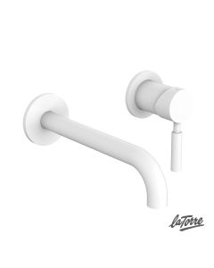 Μπαταρία Νιπτήρα Τοίχου Τech La Torre White Μatt 12208-300