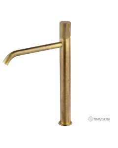 Μπαταρία Νιπτήρα Υψηλή με Βαλβίδα Clic-Clac oso Eurorama Bronze Brushed 178309P-221