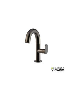 Μπαταρία Νιπτήρα με Βαλβίδα Clic-Clac Slim Vicario Black Chrome 500010-405
