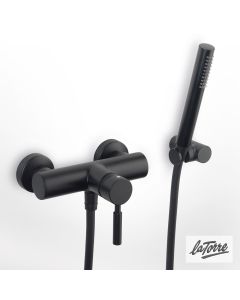 Μπαταρία Ντουζιέρας, Τech La Torre Black Matt 12060-400