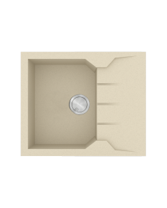 Νεροχύτης Κουζίνας 60x50cm Γρανίτης Ένθετος Ερμάριο 50cm Sanitec Ultra Granite 812-31-Ocra 