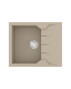 Νεροχύτης Κουζίνας 60x50cm Γρανίτης Ένθετος Ερμάριο 50cm Sanitec Ultra Granite 812-32-Sabbia