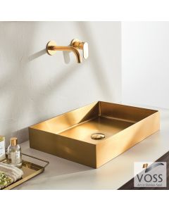 Νιπτήρας Αldo 55x38 voss Inox PVD Brushed Gold V1255-211