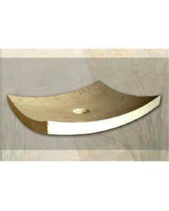 Νιπτήρας Πέτρινος Μπεζ  50*40*12cm Bati Stone Piring Beige
