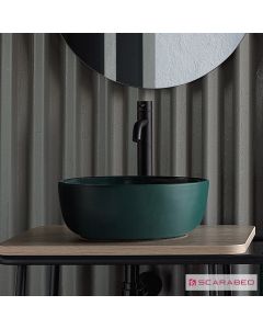 Νιπτήρας Πορσελάνης Glam Φ39 Scarabeo Musk (verde) 1807-900