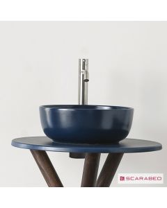 Νιπτήρας Πορσελάνης Glam Φ39 Scarabeo Ocean (blu) 1807-600