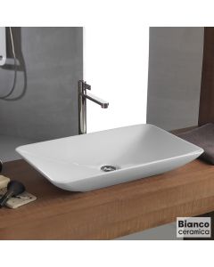 Νιπτήρας Πορσελάνης Rio 60x37,7 Bianco Ceramica White 38060-300