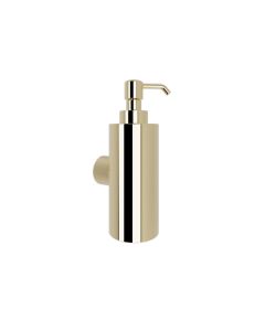 Ντισπένσερ Μεταλλικό Επιτοίχιο 220ml W60xD75xH190mm Light Gold Gloss PVD Verdi 3011052