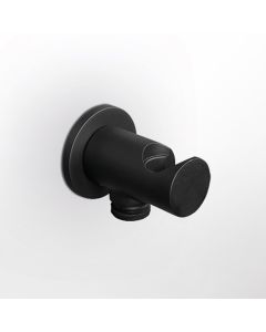 Παροχή Νερού με Στήριγμα Τηλεφώνου Eurorama Black Matt C10131-400