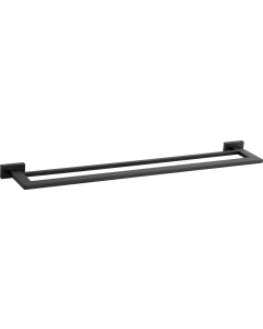 Πετσετοθήκη Διπλή Μαύρο Bronze Art Genesis 42G1-MM