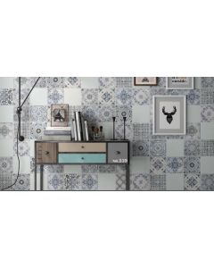 Πλακάκι Vintage Δαπέδου /Τοίχου Πορσελανάτο Ματ 22,3*22,3 εκ. Marais Mix VC94