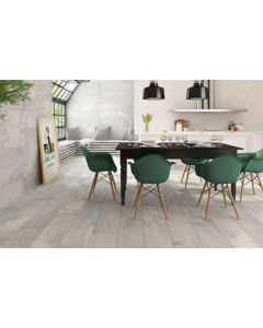 Πλακάκι Δαπέδου-Τοίχου Ματ Απομίμηση Ξύλου 23,3x120cm Πορσελανάτο, 6 mm Zuko Gris