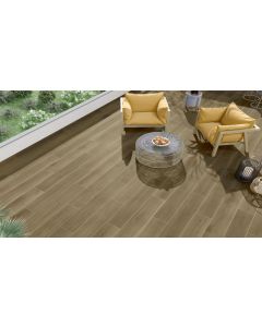 Πλακάκι Δαπέδου Τύπου Ξύλου Πορσελανάτο 23x120cm Boreal Deck Nut Mat