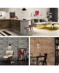 Πλακάκι Επένδυσης Τοίχου Κεραμικό Εξωτερικού /Εσωτερικού Χώρου 25x50cm Bela Blanco VC1742550BL