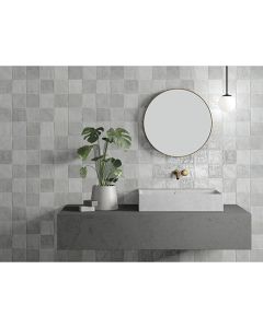 Πλακάκι Τοίχου 10x10cm Γυαλιστερό Peronda Ceramicas Riad Glossy Grey