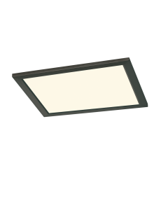 Πλαφονιέρα Οροφής 30xH4cm Black Matt Led 15w 3000K 1700lm Trio Lighting Phoenix 674013032