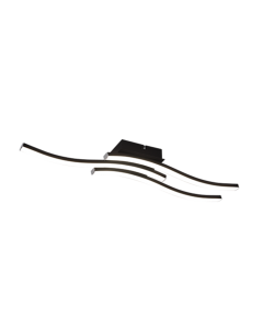 Πλαφονιέρα Οροφής 56x9xH7cm LED 3 SMD 5W 3x600lm 4000K Μέταλλο Μαύρο Ματ Trio Lighting Route R62473432