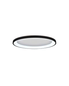 Πλαφονιέρα Οροφής D60x5cm LED 28W 3CCT 2800lm Μαύρο Μέταλλο-Ακρυλικό Inlight 42044-B-Black