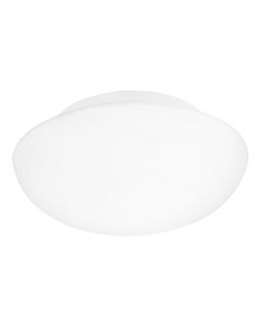 Πλαφονιέρα Οροφής-Τοίχου D35xH12,7cm 1xE27 Λευκό Οπάλ Γυαλί Eglo Ella 83404