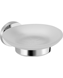 Σαπουνοθήκη Γυαλί Χρώμιο Bronze Art Loft-500 1050-10