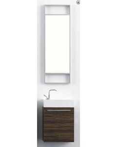 Σετ Έπιπλο Μπάνιου ECO-46 Βάση-Νιπτήρας  46 εκ. Χρώμα Walnut  FT21.046.002W