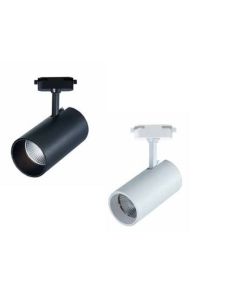 Σποτ Led 10W 850lm Μονοφασικής Ράγας Λευκό InLight T1-05400-White