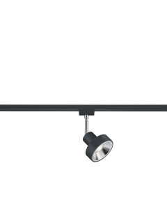 Σποτ Ράγας Μαύρο 1xGU10 Trio Lighting Leon Duoline 78070132