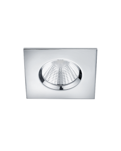 Σποτ Τετράγωνοκό Χωνευτό Χρωμέ 8xH5cm LED 5,5w 3000K 345lm Trio Lighting Zagros 650610106