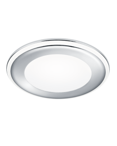 Φωτιστικό Σποτ Χρωμέ Χωνευτό 14xH3cm LED 10w 3000K 1040lm Trio Lighting Aura 652410106