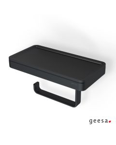 Χαρτοθήκη με Εταζέρα 21x10,8 εκ. Frame Geesa Black Matt 8824-400