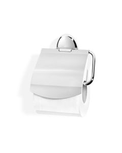 Χαρτοθήκη με καπάκι Χρωμέ Sanco Oval 8017-A03