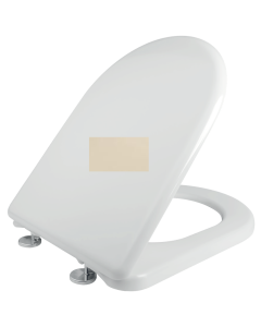 Κάλυμμα Λεκάνης WC B.T Βακελιτικό Κρεμ 41,5-47x35,3cm D Shape, Βεργίνα,Φρύνη,Μαγιόρκα, Αρμονία,Essedra, Alfa, Aveiro Elvit 0016-crem