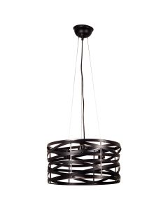 PDC 6080 BK ΚΡΕΜ. ΚΥΛΙΝΔΡΟΣ ΧΙΑΣΤΟ ΜΑΥΡΟ 3ΧΕ27 ARlight 0084294