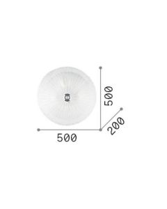 SHELL PL4 TRASPARENTE Ideal Lux 008615