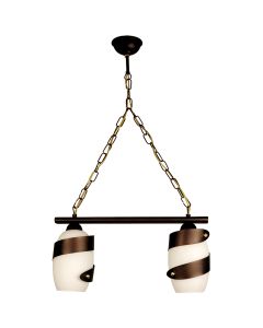 PDA 122-2 WH ΚΡΕΜΑΣΤΟ 2/Φ ΛΕΥΚΟ ΓΥΑΛΙ ΣΚΟΥΡΙΑ ΡΑΓΑ 2ΧΕ27 ARlight 0101100