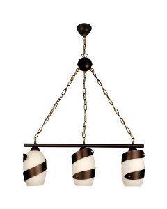 PDA 123-3 WH ΚΡΕΜΑΣΤΟ 3/Φ ΛΕΥΚΟ ΣΚΟΥΡΙΑ ΡΑΓΑ 3ΧΕ27 ARlight 0101101