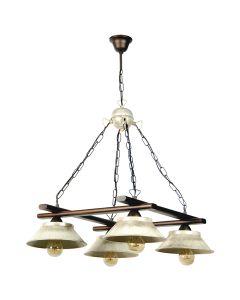 PDA 294-4 4/Φ ΤΕΤΡΑΓΩΝΟ ΣΚΟΥΡΙΑ ΠΙΑΤΑΚΙΑ ΕΚΡΟΥ ΧΡ. ΠΑΤΙΝΑ 4ΧΕ27 ARlight 0101252