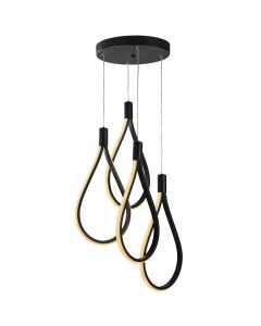 PDT 700-4 BK # ΚΡΕΜ. 4/Φ LED ΘΗΛΙΕΣ ΜΑΥΡΟ ARlight 0103501