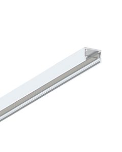 Ράγα Μαγνητική Slim 2 Μέτρων 48V Λευκή με Tάπες και Κάλυμμα Viokef 02/1101-2