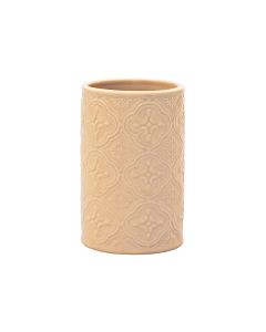 Ποτηροθήκη Πορσελάνη Μπεζ Ø10,9*7,1cm Ecocasa Boho Beige 02-6662