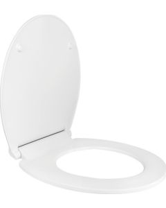 Κάλυμμα Λεκάνης Universal 36,5x41-44cm Οπές 11,2-17,5cm Λευκό Duroplast Slim Soft Close, Αποσπώμενα Στηρίγματα με Εκτόνωση Elvit 0230